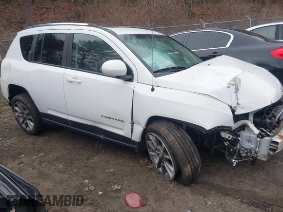 2016 Jeep Compass High Altitude Edition with VIN 1C4NJDEB4GD572163, listed as a IAAI auction lot 41728766 with 79,882 mi miles. Bid and sale history available at carsss.com. Image 13.