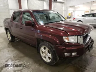 2010 Honda Ridgeline RTL with VIN 5FPYK1F57AB008743, listed as a Copart auction lot 78138974 with 184,255 mi miles and Salvage Title. Bid and sale history available at carsss.com. Image 4.