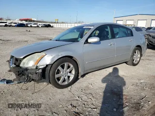 2004 Nissan Maxima SE with VIN 1N4BA41E74C885024, listed as a Copart auction lot 50556225 with 124,657 mi miles and Salvage Title. Bid and sale history available at carsss.com. Image 1.