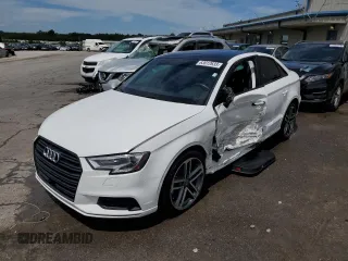 2020 Audi A3 Sedan Premium with VIN WAUAUGFFXLA094946, listed as a Copart auction lot 63012633 with 59,384 mi miles. Bid and sale history available at carsss.com. Image 1.