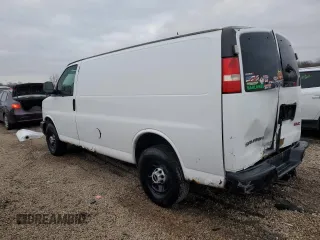 2008 GMC Savana Cargo Van with VIN 1GTGG25C081183754, listed as a Copart auction lot 85221394 with 157,977 mi miles and Salvage Title. Bid and sale history available at carsss.com. Image 2.