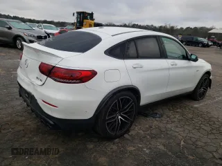 2021 Mercedes-Benz GLC with VIN W1N0J6EB0MG002525, listed as a Copart auction lot 86517514 with 42,162 mi miles and Salvage Title. Bid and sale history available at carsss.com. Image 3.