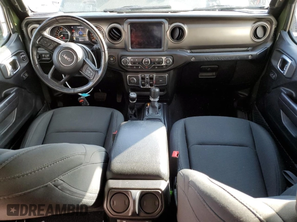 2020 Jeep Wrangler Unlimited Willys with VIN 1C4HJXDG0LW282139, listed as a Copart auction lot 86197954 with 68,036 mi miles and Salvage title. Bid and sale history available at DreamBid. Image 8.