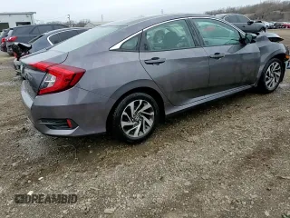 2016 Honda Civic EX with VIN 19XFC2F73GE091722, listed as a Copart auction lot 51637745 with 83,712 mi miles and Salvage Title. Bid and sale history available at DreamBid. Image 14.