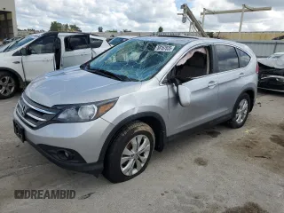 2012 Honda CR-V EX z VIN 2HKRM4H51CH606918, wystawiony jako Copart lot #58167835 z przebiegiem Nie podano mil oraz Szkoda całkowita • Salvage title. Historia ofert i sprzedaży dostępna na DreamBid. Obrazek 1.
