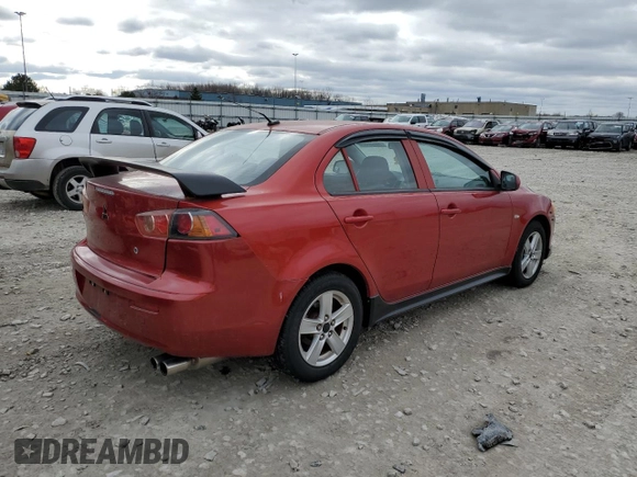 2009 Mitsubishi Lancer ES with VIN JA3AU26UX9U005550, listed as a Copart auction lot 75966983 with 166,455 mi miles and Non Repairable. Bid and sale history available at DreamBid. Image 3.