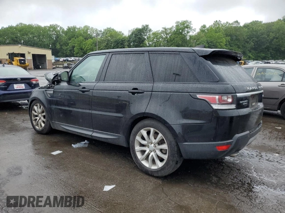 2017 Land Rover Range Rover Sport HSE with VIN SALWR2FVXHA141719, listed as a Copart auction lot 58583975 with Not provided miles and Salvage title. Bid and sale history available at DreamBid. Image 2.