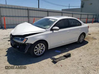 2012 Volkswagen Jetta Sedan SE w/Convenience & Sunroof with VIN 3VWDX7AJ9CM369676, listed as a Copart auction lot 53093655 with 138,564 mi miles and Salvage Title. Bid and sale history available at carsss.com. Image 1.