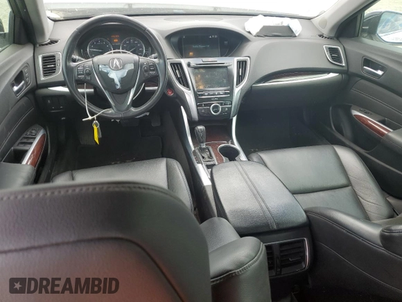2016 Acura TLX with VIN 19UUB1F31GA003854, listed as a Copart auction lot 56863175 with 82,244 mi miles and Salvage title. Bid and sale history available at DreamBid. Image 8.