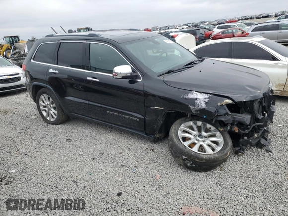 2017 Jeep Grand Cherokee Limited 75th Anniversary with VIN 1C4RJFBG1HC683371, listed as a Copart auction lot 45853175 with 142,277 mi miles and Salvage title. Bid and sale history available at DreamBid. Image 4.