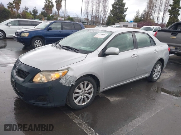 2009 Toyota Corolla with VIN 1NXBU40E49Z022097, listed as a IAAI auction lot 41788987 with 133,762 mi miles. Bid and sale history available at carsss.com. Image 2.