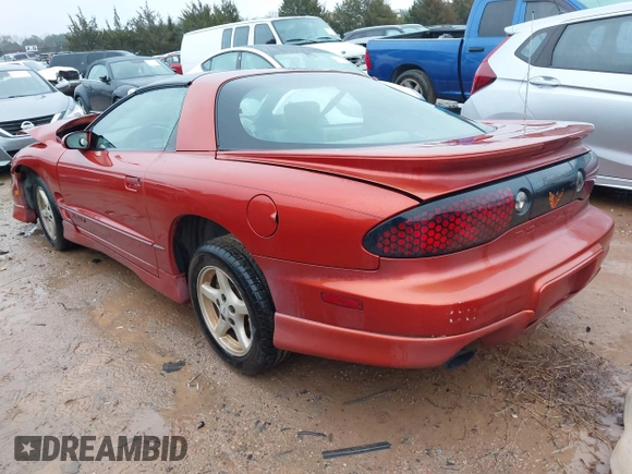 2001 Pontiac Firebird with VIN 2G2FS22K612112434, listed as a IAAI auction lot 41554867 with 208,699 mi miles. Bid and sale history available at carsss.com. Image 3.