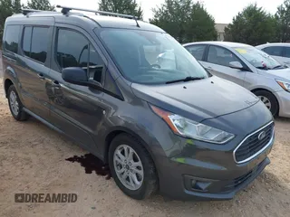 2019 Ford Transit Connect XLT with VIN NM0GS9F2XK1427203, listed as a IAAI auction lot 42265074 with 106,005 mi miles and . Bid and sale history available at DreamBid. Image 1.