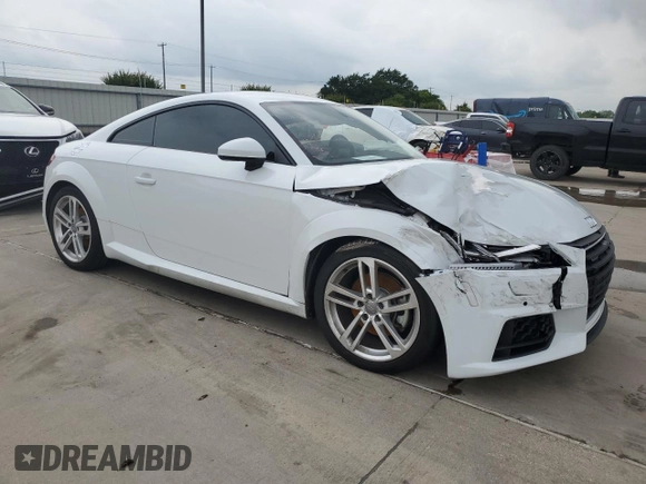 2020 Audi TT with VIN TRUAEAFV1L1004948, listed as a Copart auction lot 54455114 with 14,031 mi miles and Salvage title. Bid and sale history available at DreamBid. Image 4.