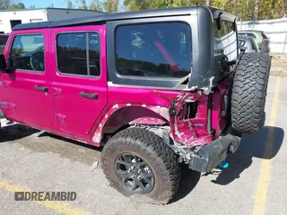 2024 Jeep Wrangler Sport S with VIN 1C4RJXN6XRW323881, listed as a IAAI auction lot 40543759 with 4,440 mi miles and . Bid and sale history available at DreamBid. Image 6.
