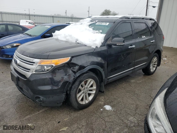 2013 Ford Explorer XLT with VIN 1FM5K8D85DGB28211, listed as a Copart auction lot 43592175 with 199,993 mi miles and Salvage Title. Bid and sale history available at carsss.com. Image 1.