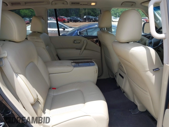 2017 Infiniti QX80 with VIN JN8AZ2NF8H9642741, listed as a IAAI auction lot 42563237 with 156,707 mi miles and . Bid and sale history available at DreamBid. Image 8.