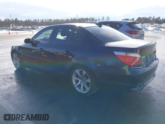 2005 BMW 5 Series 545i with VIN WBANB33565CN65705, listed as a IAAI auction lot 41681847 with 112,159 mi miles and . Bid and sale history available at carsss.com. Image 3.