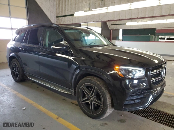 2020 Mercedes-Benz GLS with VIN 4JGFF8GE1LA270017, listed as a Copart auction lot 75921354 with 51,242 mi miles and Clean Title. Bid and sale history available at carsss.com. Image 4.
