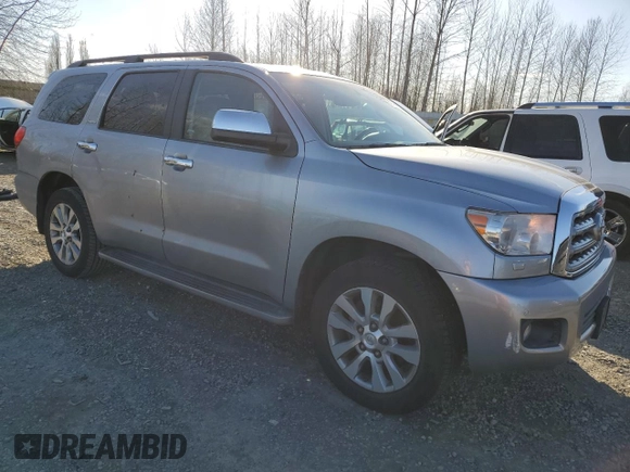 2012 Toyota Sequoia Limited with VIN 5TDJY5G10CS064565, listed as a Copart auction lot 48040595 with 43,469 mi miles and Salvage Title. Bid and sale history available at carsss.com. Image 4.