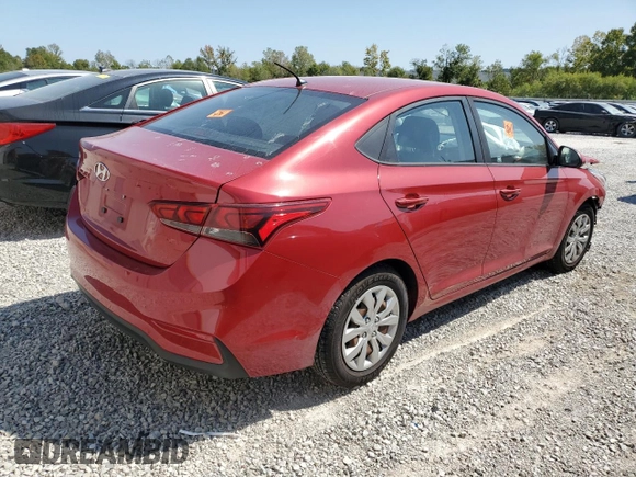 2018 Hyundai Accent SEL with VIN 3KPC24A36JE027154, listed as a Copart auction lot 71101934 with 76,717 mi miles and Salvage Title. Bid and sale history available at carsss.com. Image 3.
