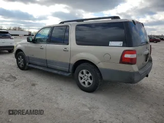 2007 Ford Expedition EL XLT with VIN 1FMFK15547LA27950, listed as a Copart auction lot 84349604 with 269,738 mi miles and Salvage Title. Bid and sale history available at carsss.com. Image 2.