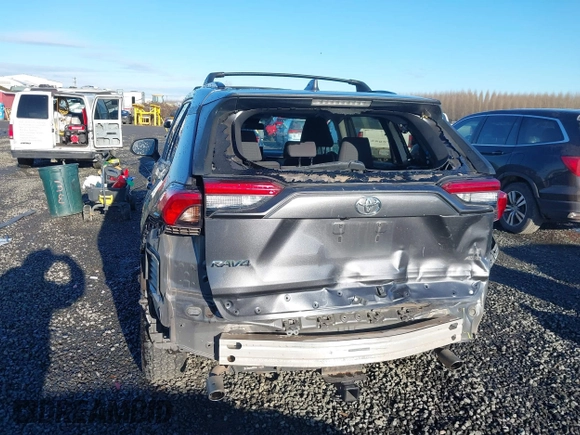 2019 Toyota RAV4 LE with VIN 2T3F1RFV0KW019791, listed as a IAAI auction lot 41499146 with 84,175 mi miles. Bid and sale history available at carsss.com. Image 17.
