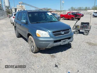 2005 Honda Pilot EX-L z VIN 2HKYF18625H509274, wystawiony jako IAAI lot #42059771 z przebiegiem 250 288 mil mil oraz . Historia ofert i sprzedaży dostępna na DreamBid. Obrazek 1.