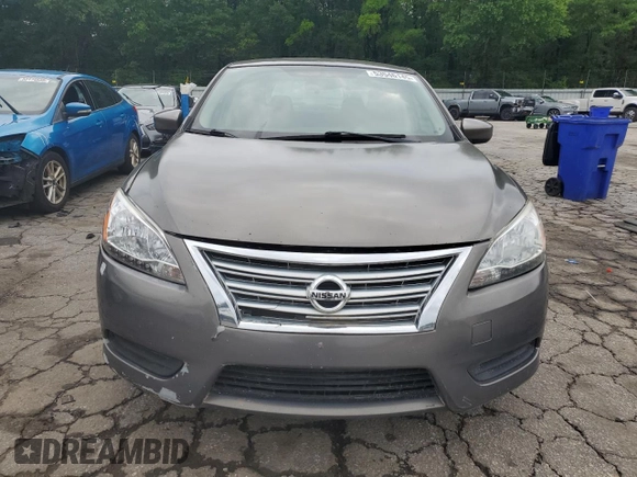 2015 Nissan Sentra SV with VIN 3N1AB7AP8FL635128, listed as a Copart auction lot 53546145 with 203,270 mi miles and Salvage Title. Bid and sale history available at DreamBid. Image 5.