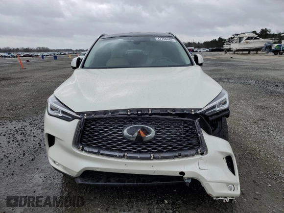 2019 Infiniti QX50 Essential with VIN 3PCAJ5M38KF123407, listed as a Copart auction lot 47766485 with 54,263 mi miles and Salvage Title. Bid and sale history available at DreamBid. Image 5.