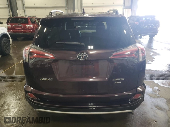 2016 Toyota RAV4 Limited with VIN 2T3DFREV3GW537010, listed as a Copart auction lot 52183005 with 133,558 mi miles and Salvage title. Bid and sale history available at DreamBid. Image 6.