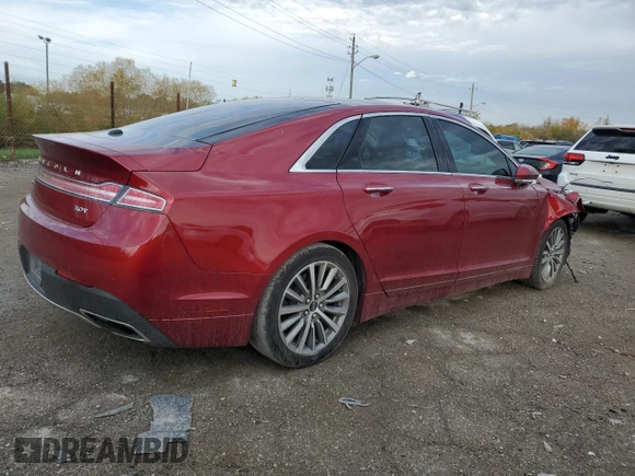 2017 Lincoln MKZ Select with VIN 3LN6L5CC6HR624896, listed as a Copart auction lot 74998444 with 99,078 mi miles and Salvage Title. Bid and sale history available at DreamBid. Image 3.
