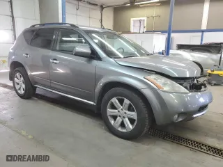 2007 Nissan Murano S with VIN JN8AZ08W67W656153, listed as a Copart auction lot 79902204 with 140,174 mi miles and Salvage Title. Bid and sale history available at carsss.com. Image 4.