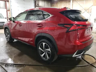 2021 Lexus NX 300h with VIN JTJGJRDZ3M2166206, listed as a Copart auction lot 51825955 with 11,399 mi miles and Salvage Title. Bid and sale history available at DreamBid. Image 2.