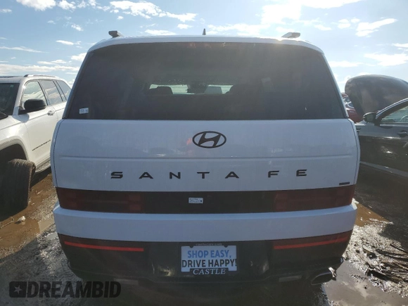 2025 Hyundai Santa Fe Calligraphy z VIN 5NMP5DGLXSH069580, wystawiony jako Copart lot #43256255 z przebiegiem 79 mil mil oraz Szkoda całkowita • Salvage title. Historia ofert i sprzedaży dostępna na DreamBid. Obrazek 6.