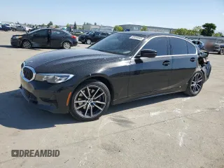 2020 BMW 3 Series 330i with VIN 3MW5R1J03L8B06045, listed as a Copart auction lot 55536645 with 105,080 mi miles and Salvage title. Bid and sale history available at DreamBid. Image 1.