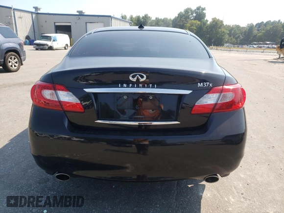 2012 Infiniti M37 with VIN JN1BY1AR2CM395741, listed as a Copart auction lot 69326254 with 126,300 mi miles and Salvage Title. Bid and sale history available at carsss.com. Image 6.