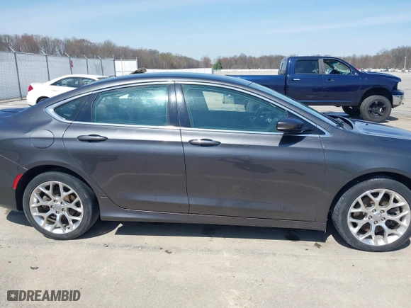 2015 Chrysler 200 C with VIN 1C3CCCEG9FN530575, listed as a IAAI auction lot 41862387 with 190,580 mi miles. Bid and sale history available at carsss.com. Image 13.