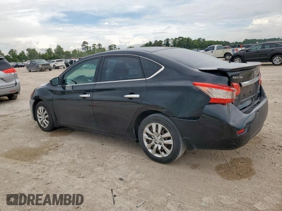 2014 Nissan Sentra SV with VIN 1N4AB7AP8EN853992, listed as a Copart auction lot 62081215 with 161,682 mi miles and Salvage title. Bid and sale history available at DreamBid. Image 2.