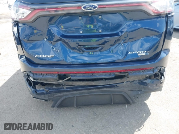 2017 Ford Edge Sport with VIN 2FMPK4AP1HBB17135, listed as a IAAI auction lot 41958589 with 84,616 mi miles. Bid and sale history available at carsss.com. Image 6.