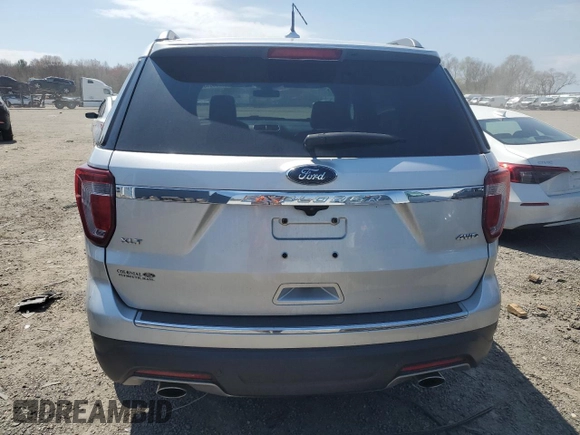 2018 Ford Explorer XLT with VIN 1FM5K8D89JGB01802, listed as a Copart auction lot 51466695 with 153,831 mi miles and Salvage Title. Bid and sale history available at DreamBid. Image 6.