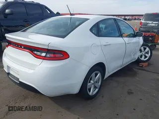2015 Dodge Dart SXT with VIN 1C3CDFBB5FD281835, listed as a IAAI auction lot 41706666 with 115,296 mi miles. Bid and sale history available at carsss.com. Image 4.
