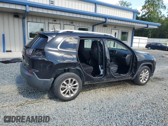 2019 Jeep Cherokee Latitude with VIN 1C4PJLCB4KD187328, listed as a Copart auction lot 61162315 with 80,088 mi miles and Salvage title. Bid and sale history available at DreamBid. Image 3.