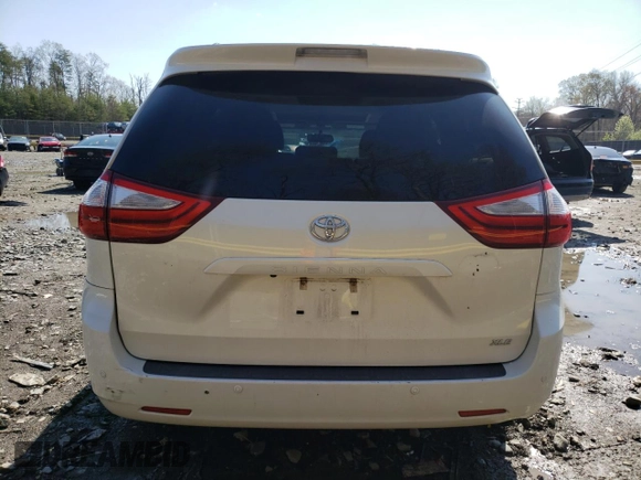2017 Toyota Sienna XLE Auto Access Seat with VIN 5TDYZ3DC8HS771474, listed as a Copart auction lot 50777155 with 108,524 mi miles and Salvage Title. Bid and sale history available at carsss.com. Image 6.