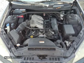 2010 Hyundai Genesis Coupe with VIN KMHHU6KH1AU025007, listed as a Copart auction lot 59543995 with 163,684 mi miles and Salvage title. Bid and sale history available at DreamBid. Image 11.