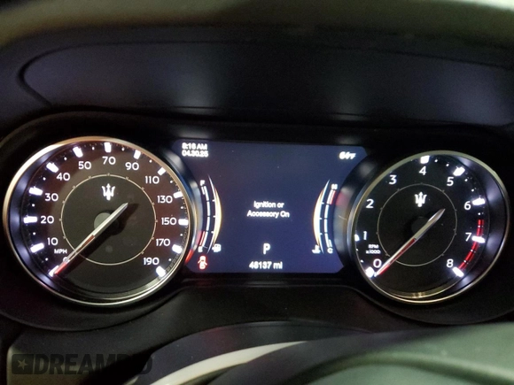 2022 Maserati Levante with VIN ZN661YUM6NX390571, listed as a Copart auction lot 57585815 with 48,137 mi miles and Salvage title. Bid and sale history available at DreamBid. Image 9.