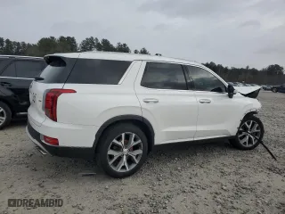 2022 Hyundai Palisade SEL with VIN KM8R3DHEXNU349913, listed as a Copart auction lot 86847684 with 65,153 mi miles and Salvage Title. Bid and sale history available at carsss.com. Image 3.