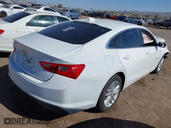 2018 Chevrolet Malibu LT with VIN 1G1ZD5ST7JF139548, listed as a IAAI auction lot 41721277 with 167,552 mi miles. Bid and sale history available at carsss.com. Image 4.