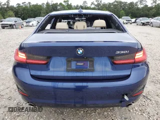 2020 BMW 3 Series 330i with VIN 3MW5R1J04L8B43542, listed as a Copart auction lot 52710145 with 58,597 mi miles and Clean title. Bid and sale history available at DreamBid. Image 6.