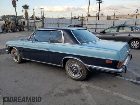 1973 Mercedes-Benz 280 z VIN 11407312001252, wystawiony jako Copart lot #80786784 z przebiegiem 75 146 mil mil oraz Czysty tytuł • Clean title. Historia ofert i sprzedaży dostępna na DreamBid. Obrazek 2.